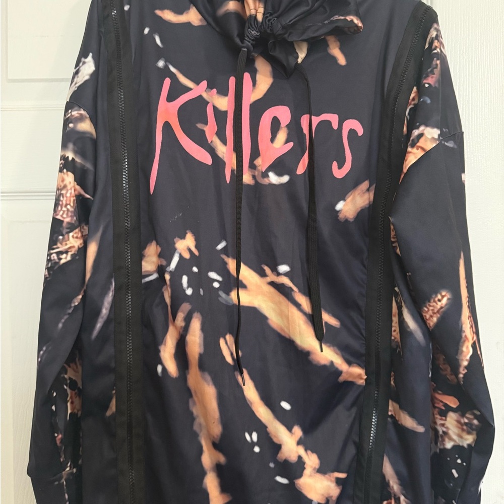 Graphic Black and Orange Hoodie